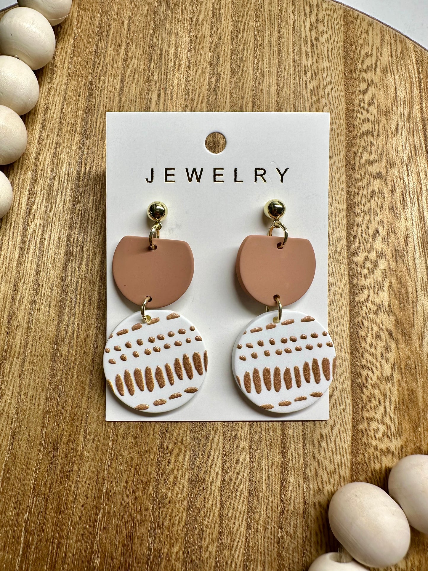 Geo Circle Earrings