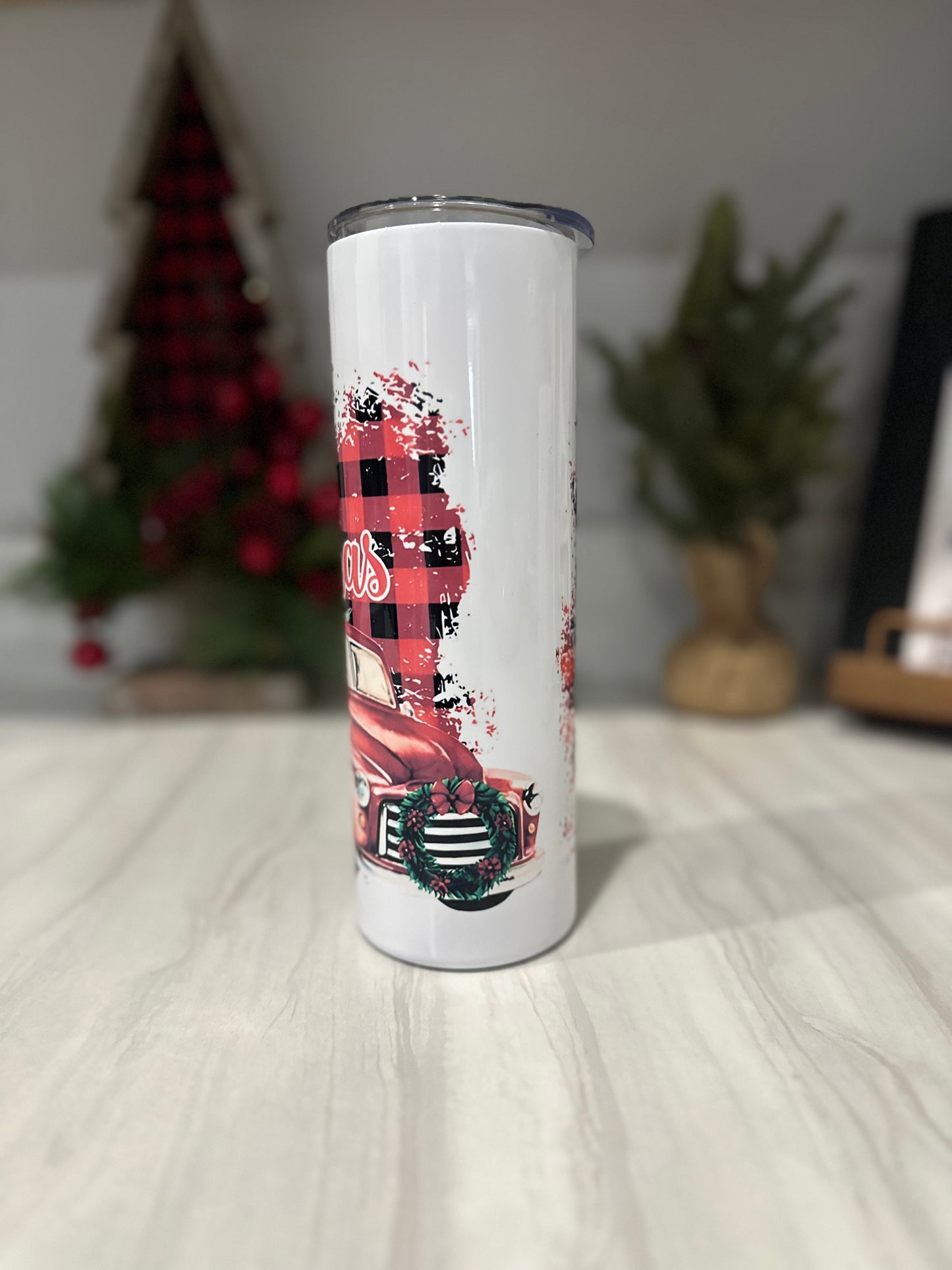 Merry Christmas Truck 20oz Tumbler