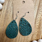 Wooden Teardrop Earrings