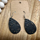 Wooden Teardrop Earrings