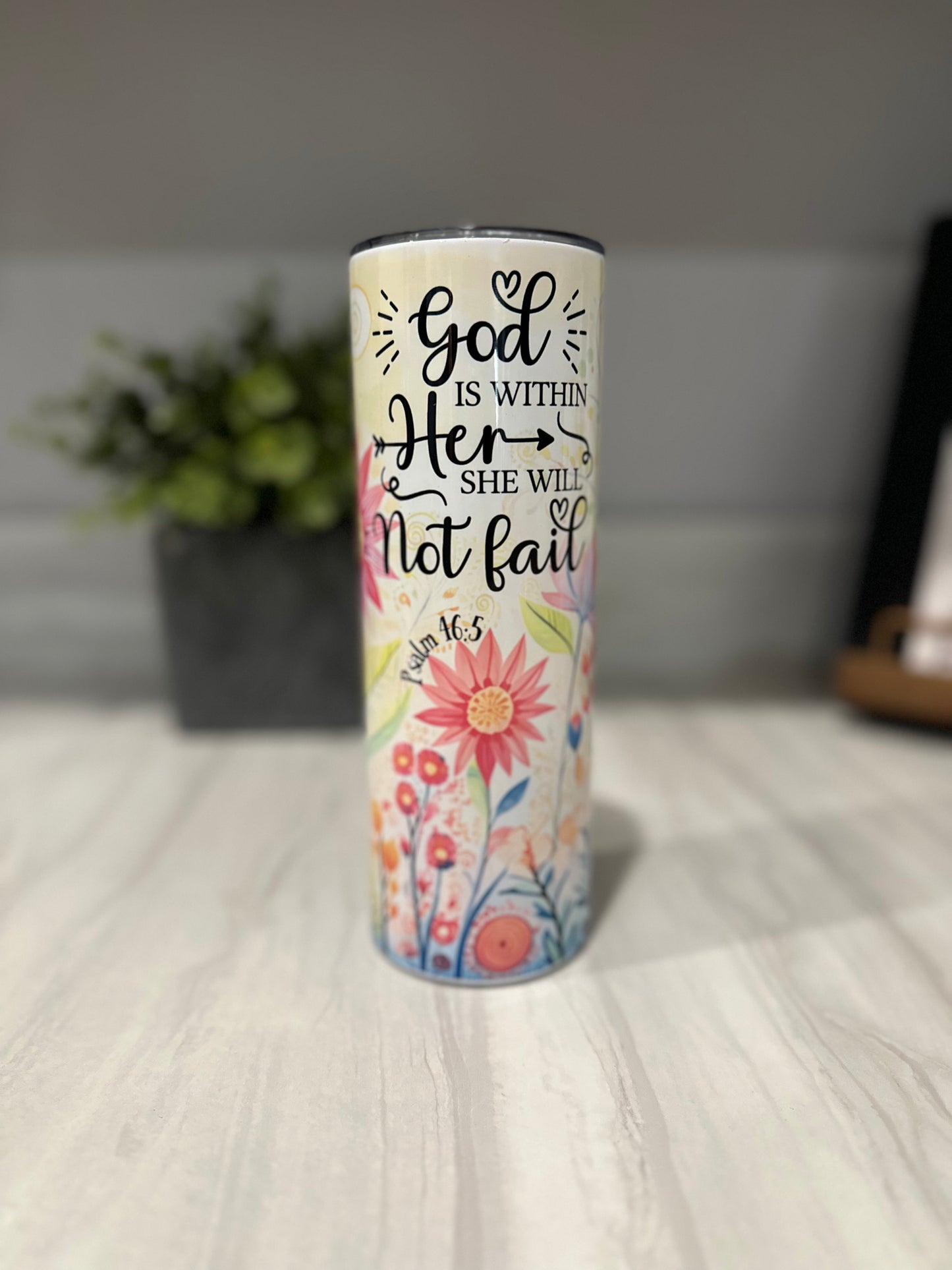 God is Within Her 20oz Tumbler