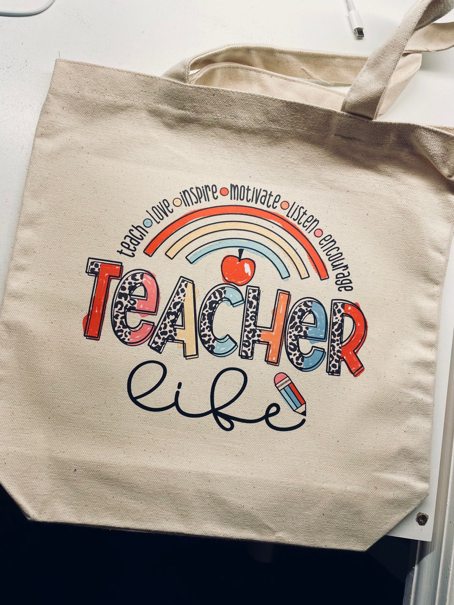 Teacher Tote Bag