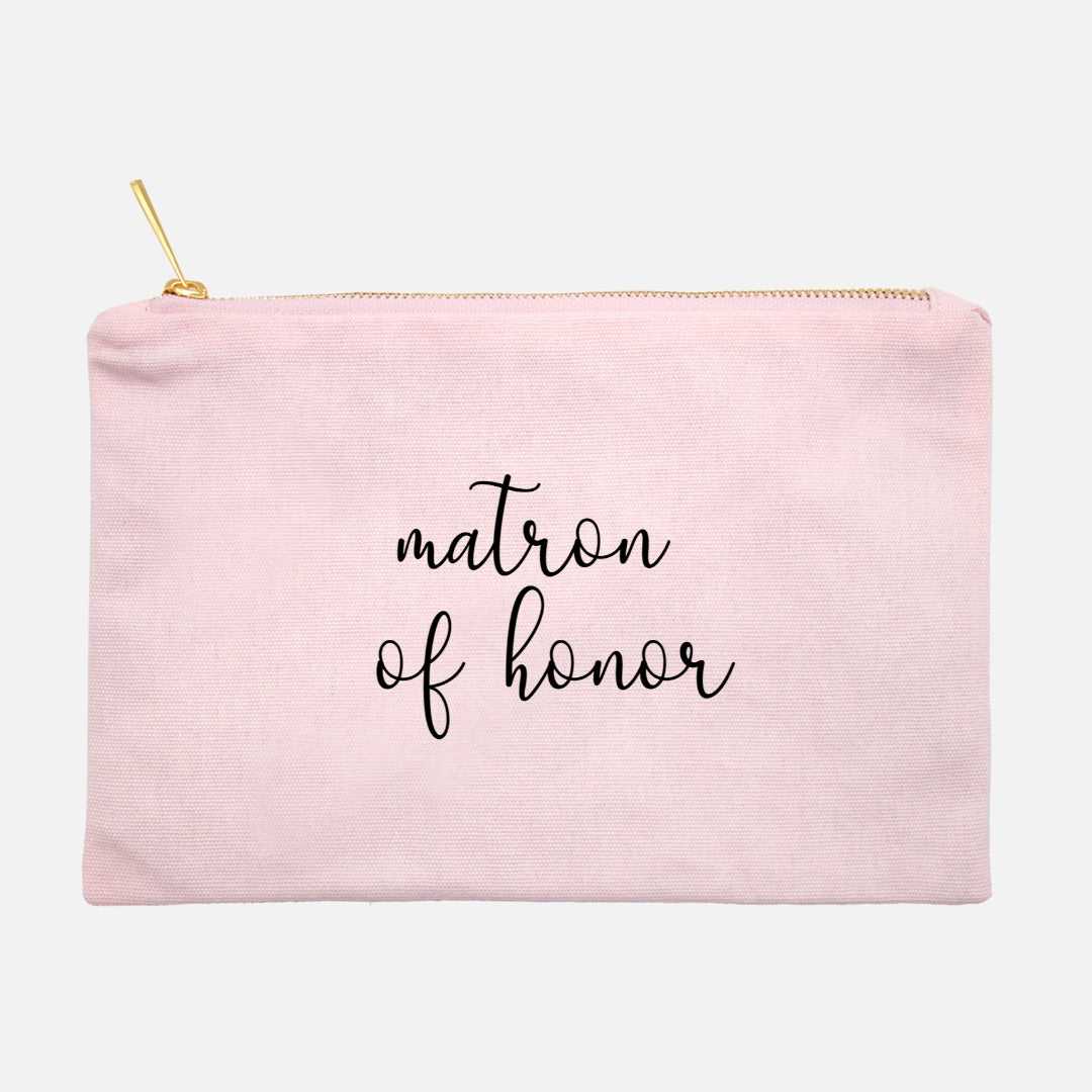 Matron of Honor Cosmetic Bag