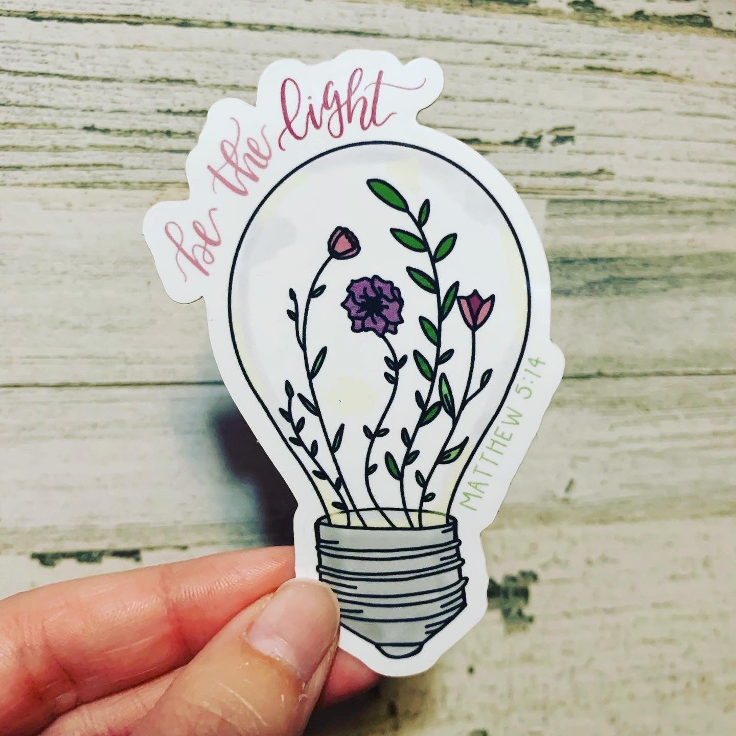 Be the Light Sticker