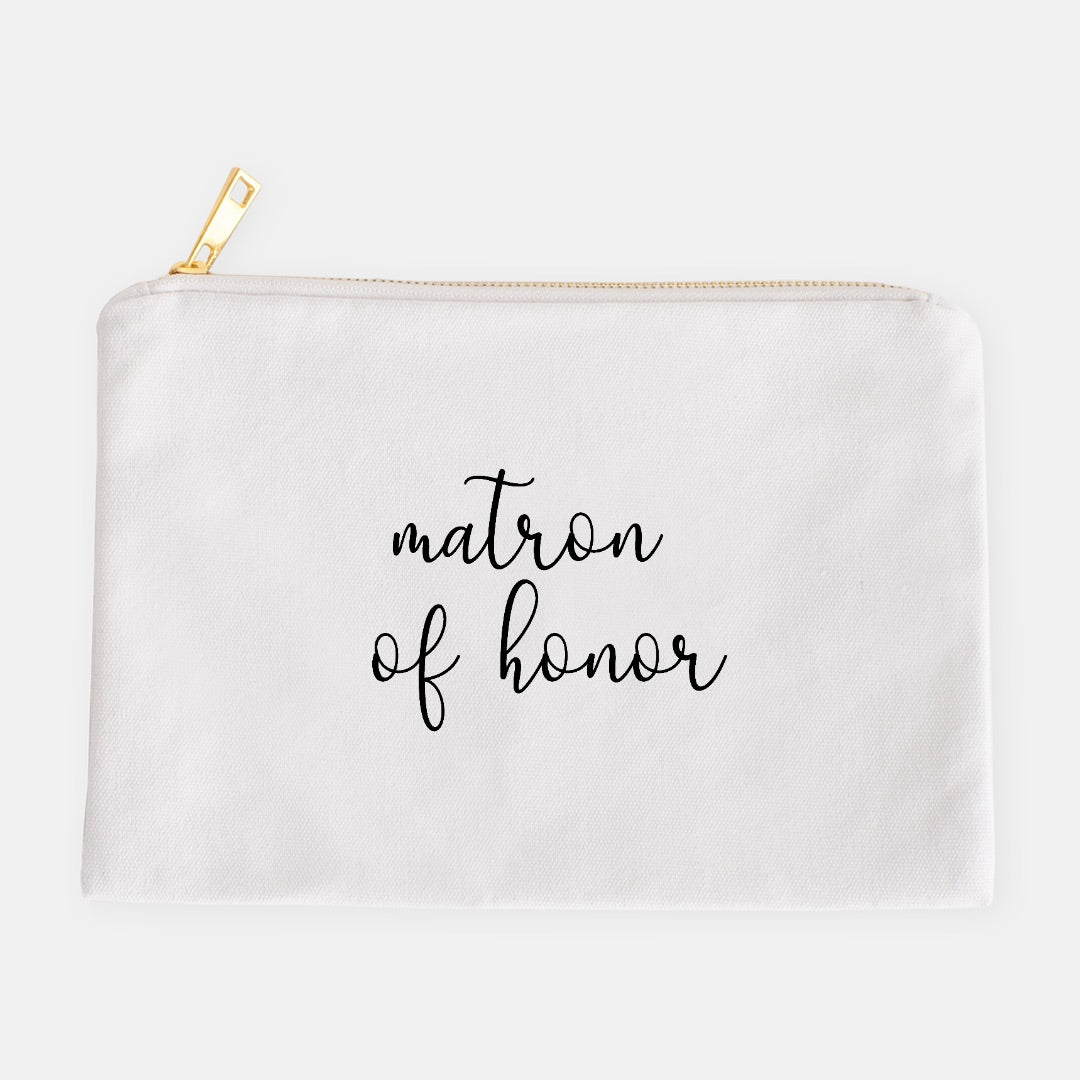 Matron of Honor Cosmetic Bag