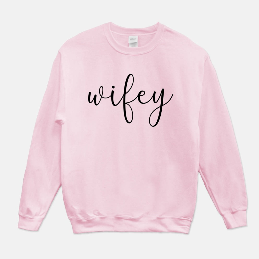 Wifey Crewneck Sweatshirt