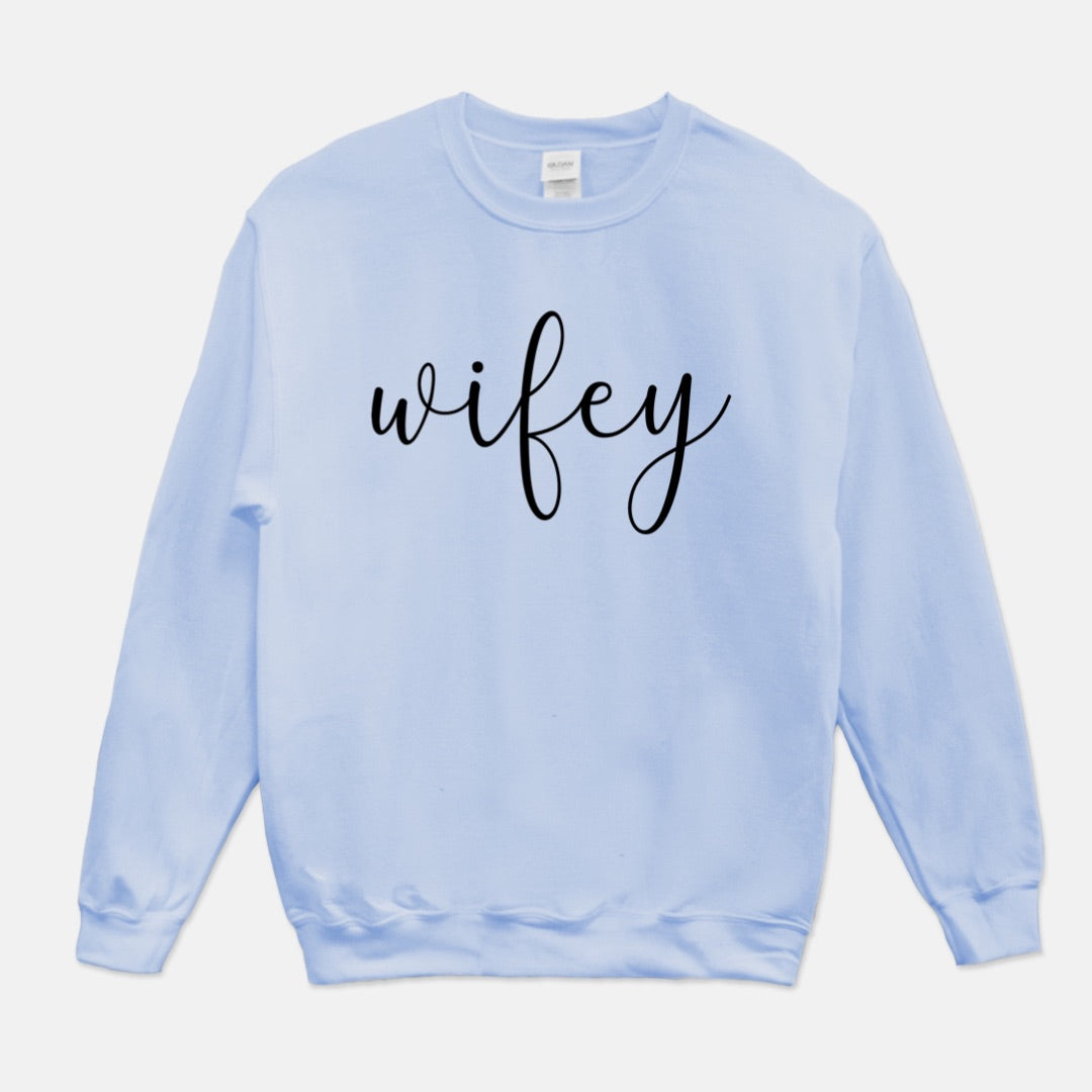 Wifey Crewneck Sweatshirt