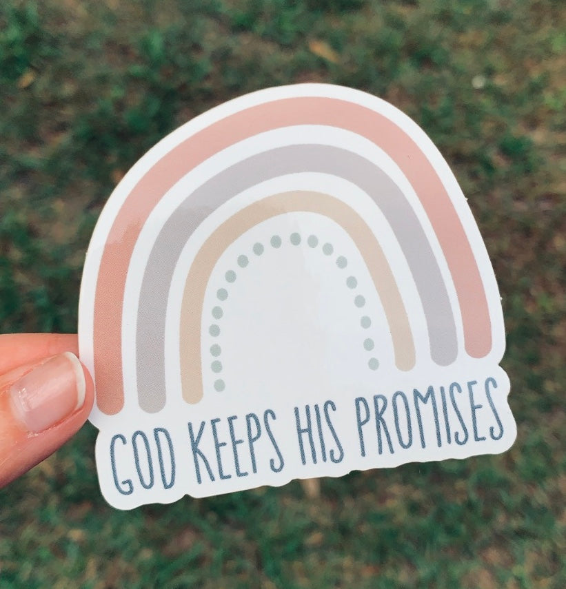 God Keeps His Promises Sticker