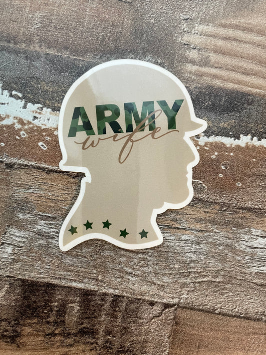 Army Wife Sticker