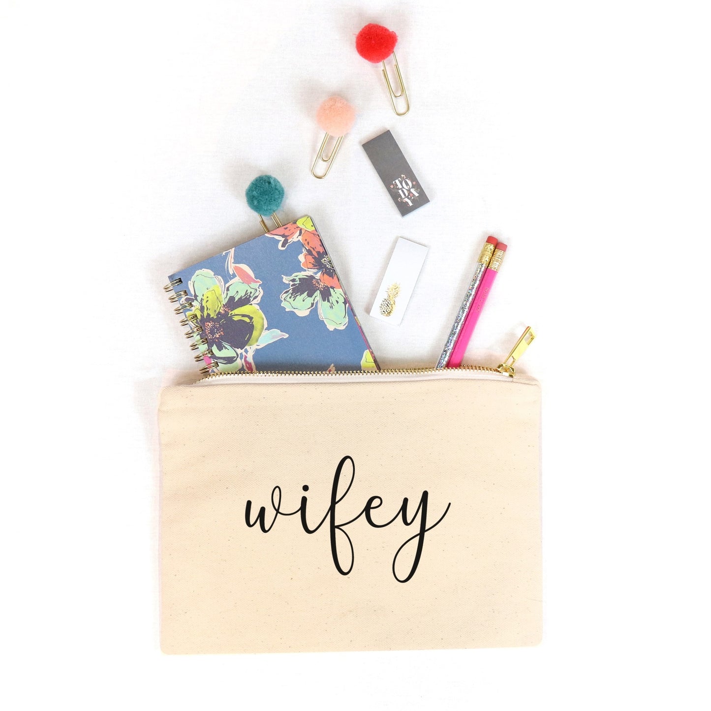 Wifey Cosmetic Bag