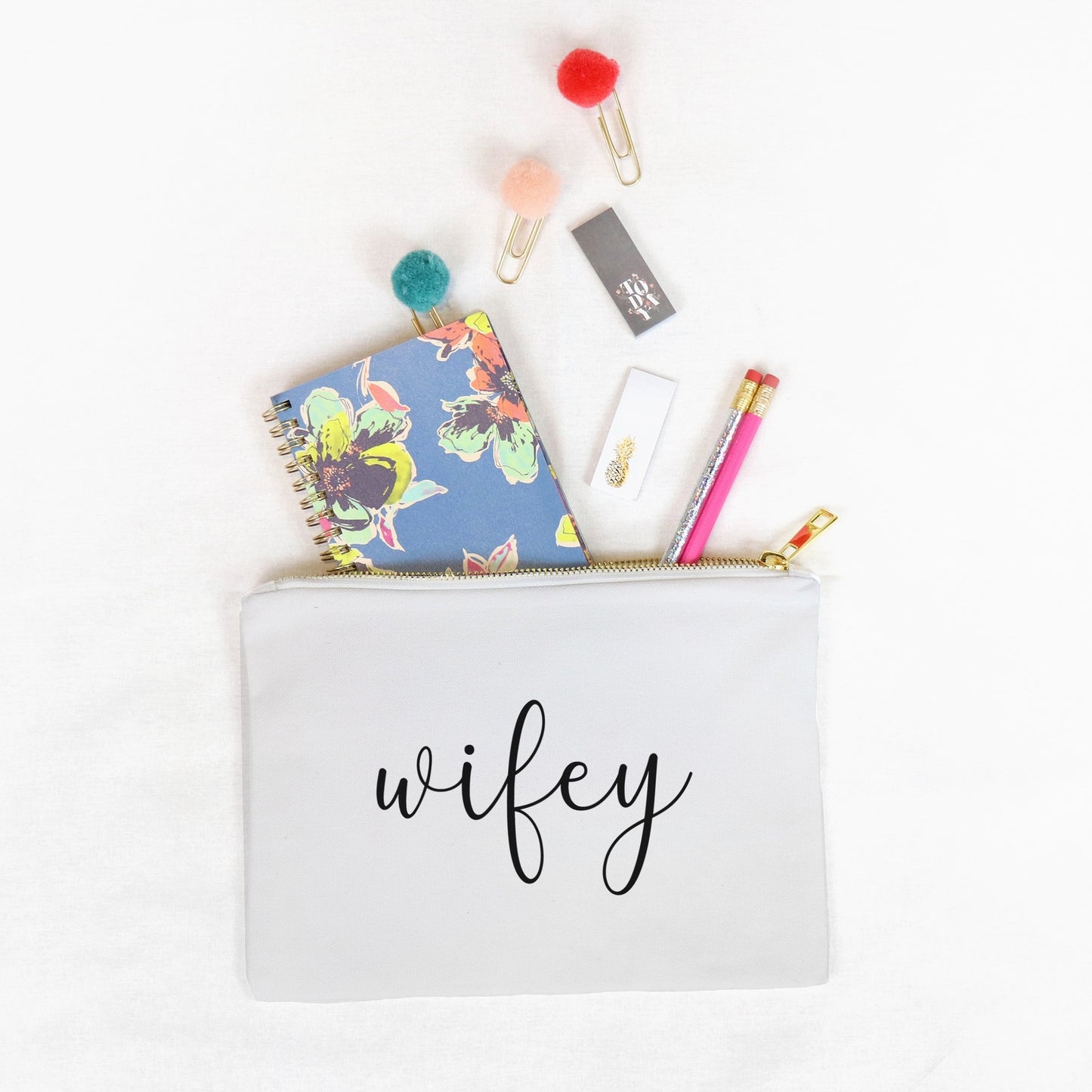 Wifey Cosmetic Bag