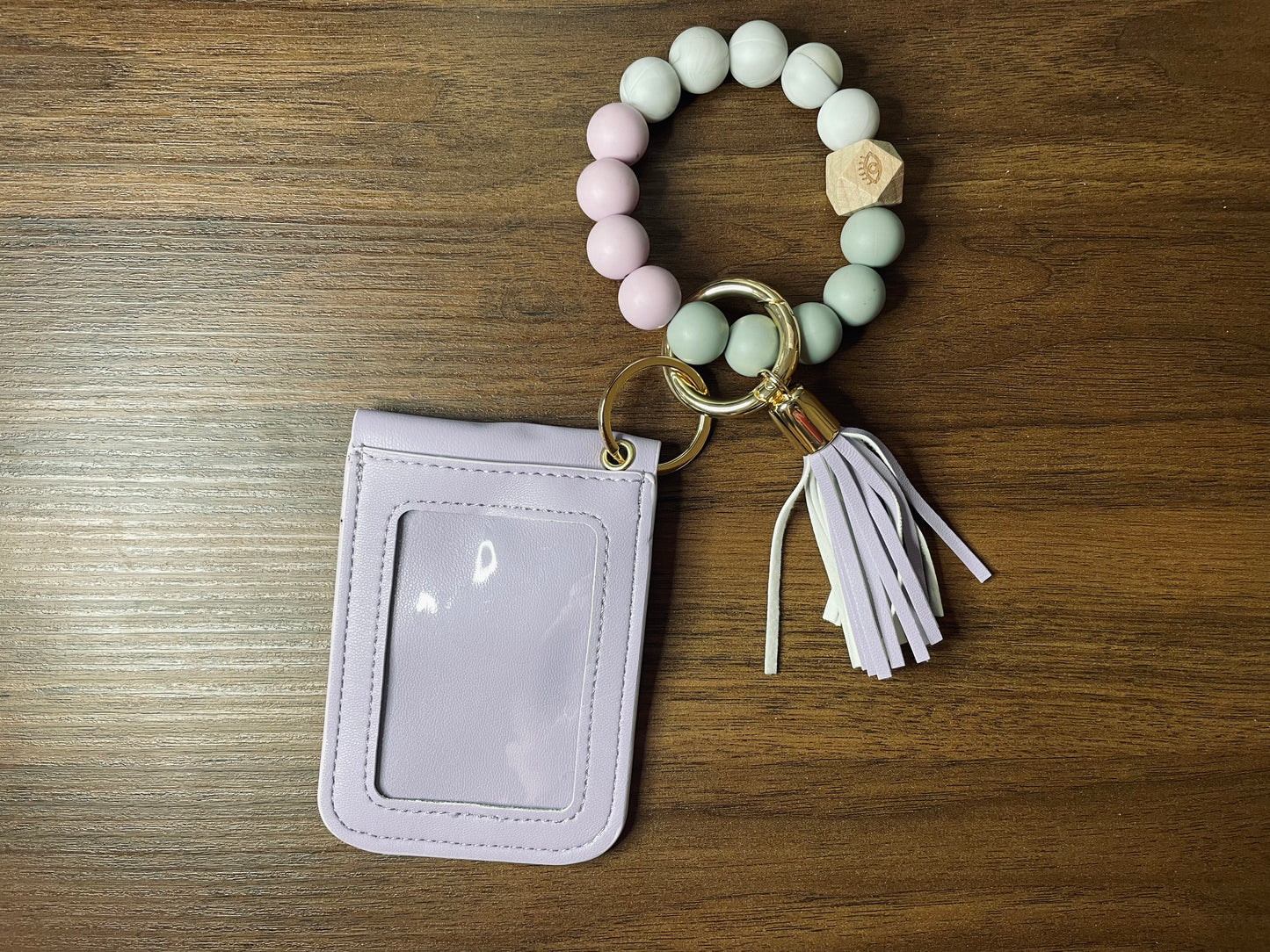 Tassel Card Case Bracelet Keychain