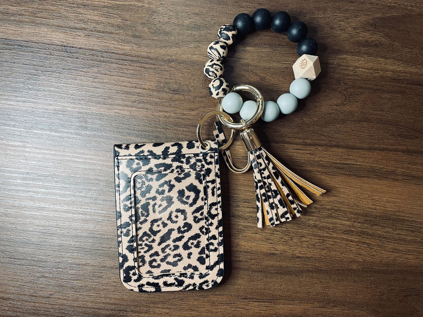 Tassel Card Case Bracelet Keychain