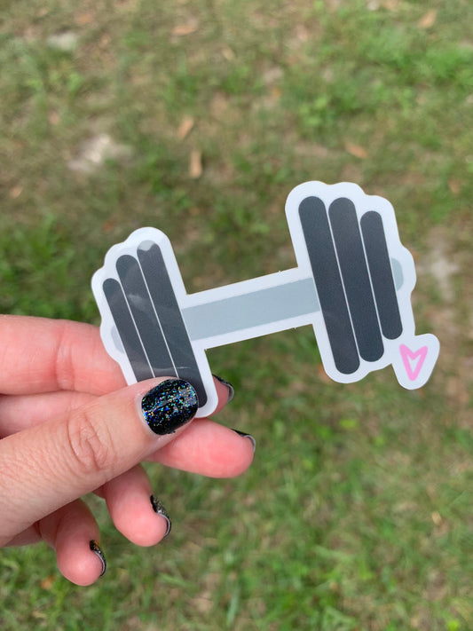 Dumbbell Sticker