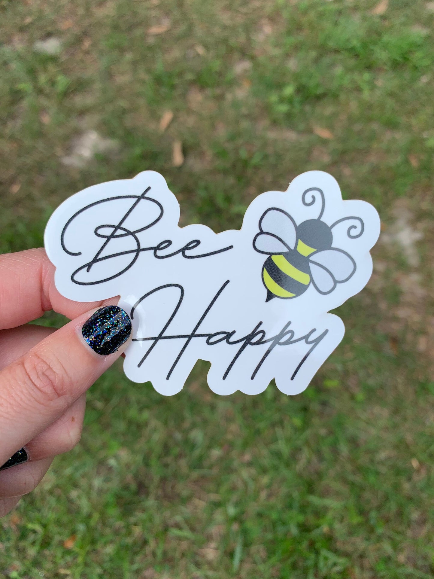 Bee Happy Sticker