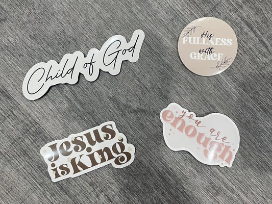 Jesus is King Sticker Pack