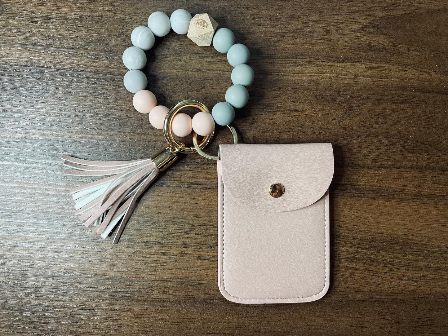 Tassel Card Case Bracelet Keychain