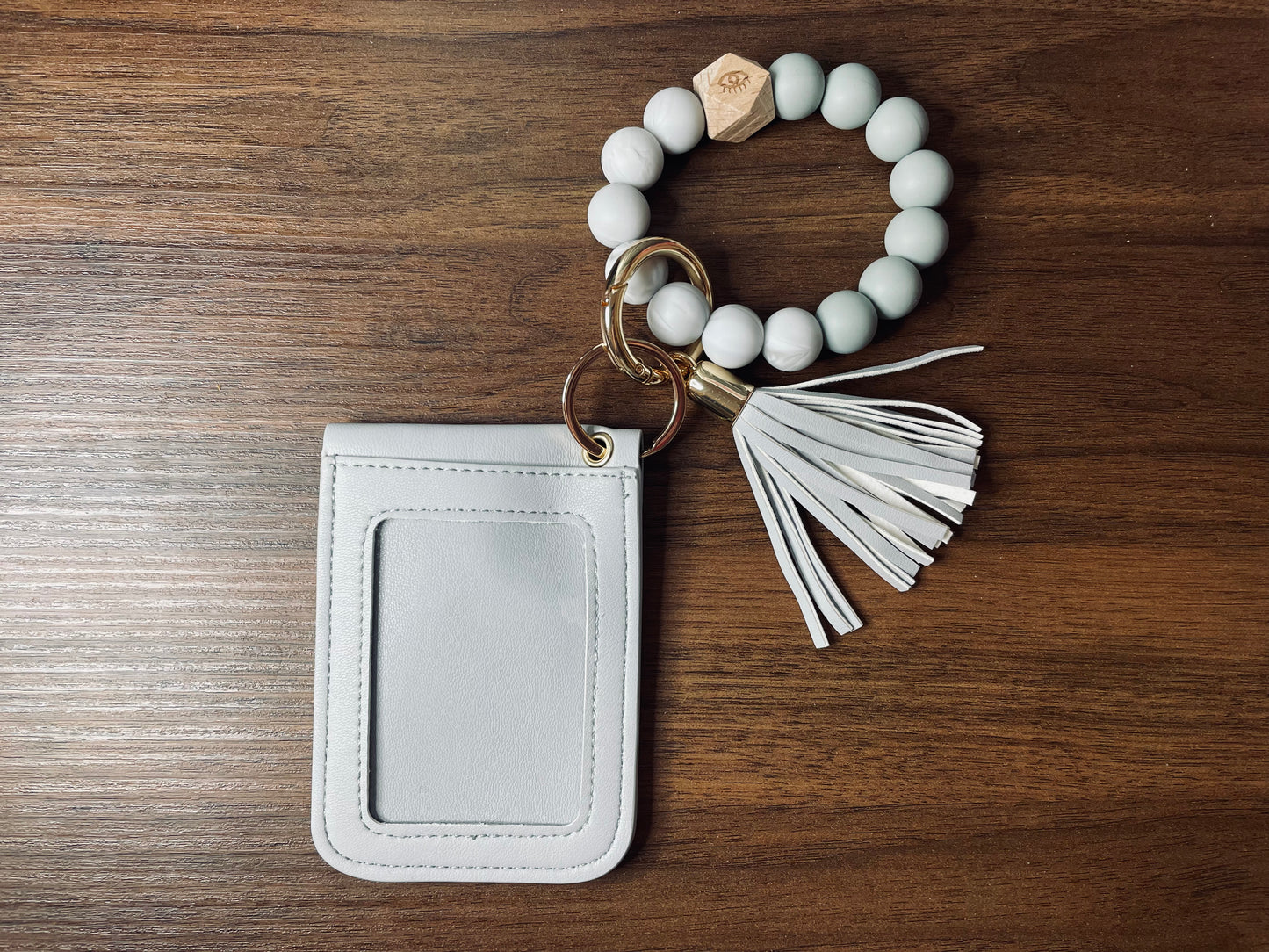 Tassel Card Case Bracelet Keychain