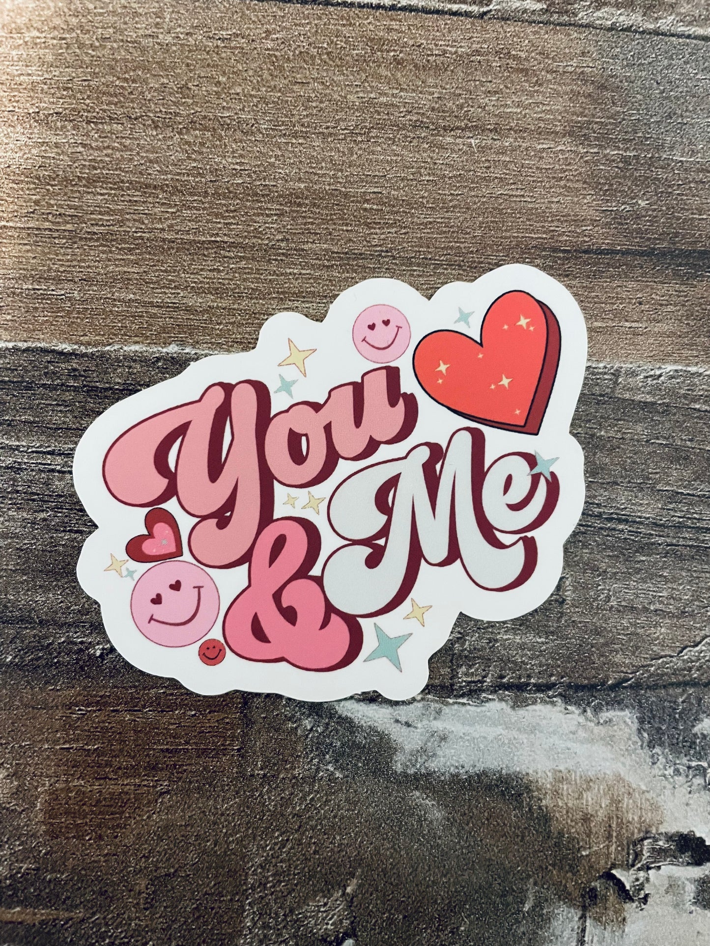 You & Me Sticker