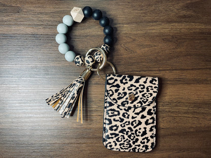 Tassel Card Case Bracelet Keychain