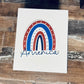 America Rainbow Sticker