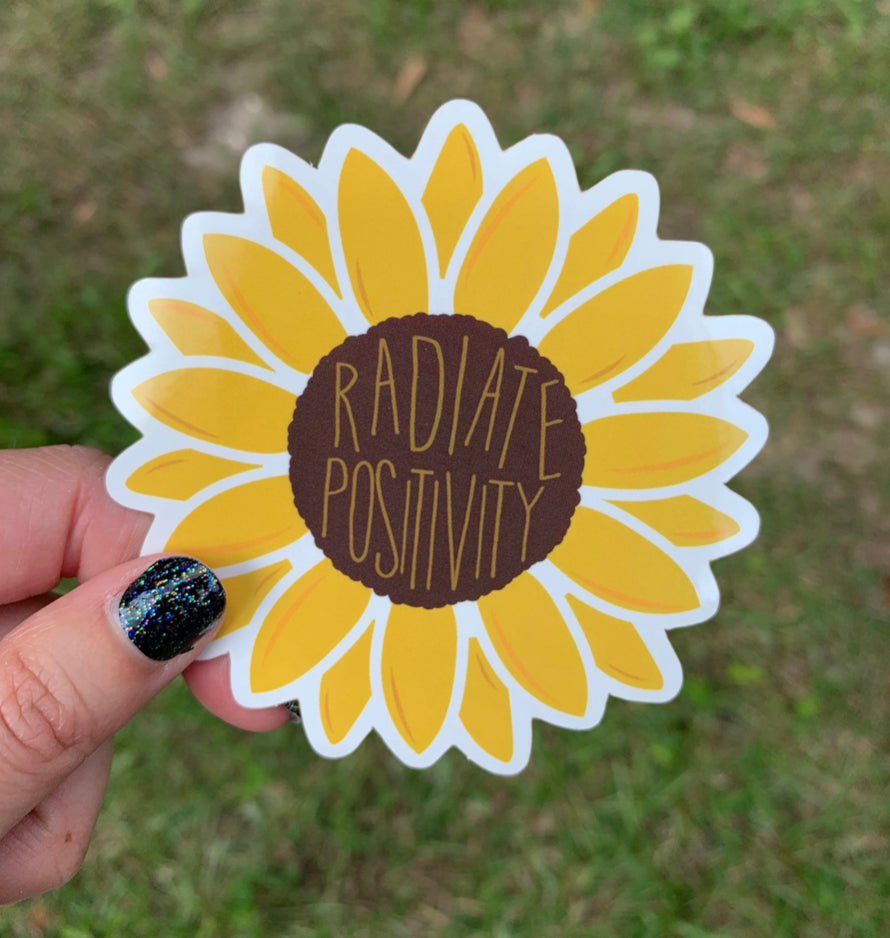 Radiate Positivity Sticker