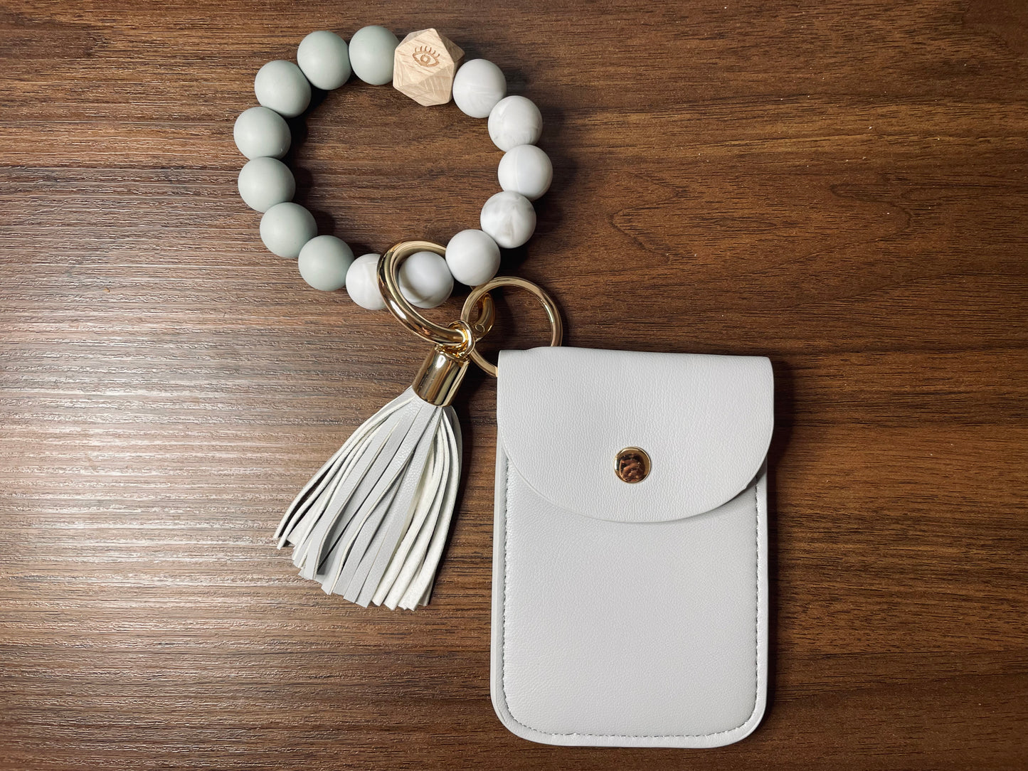 Tassel Card Case Bracelet Keychain