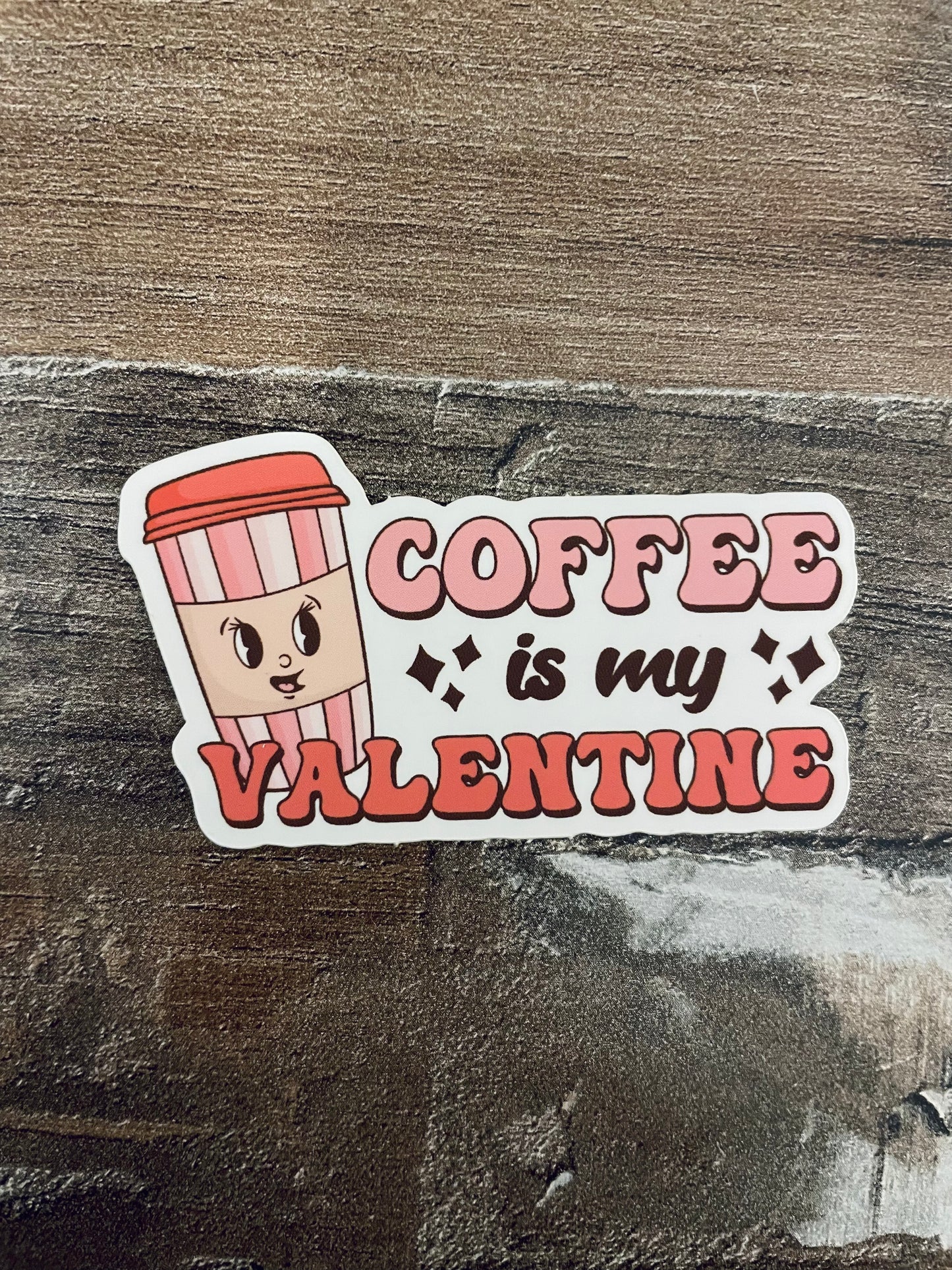 Coffee Valentine Sticker