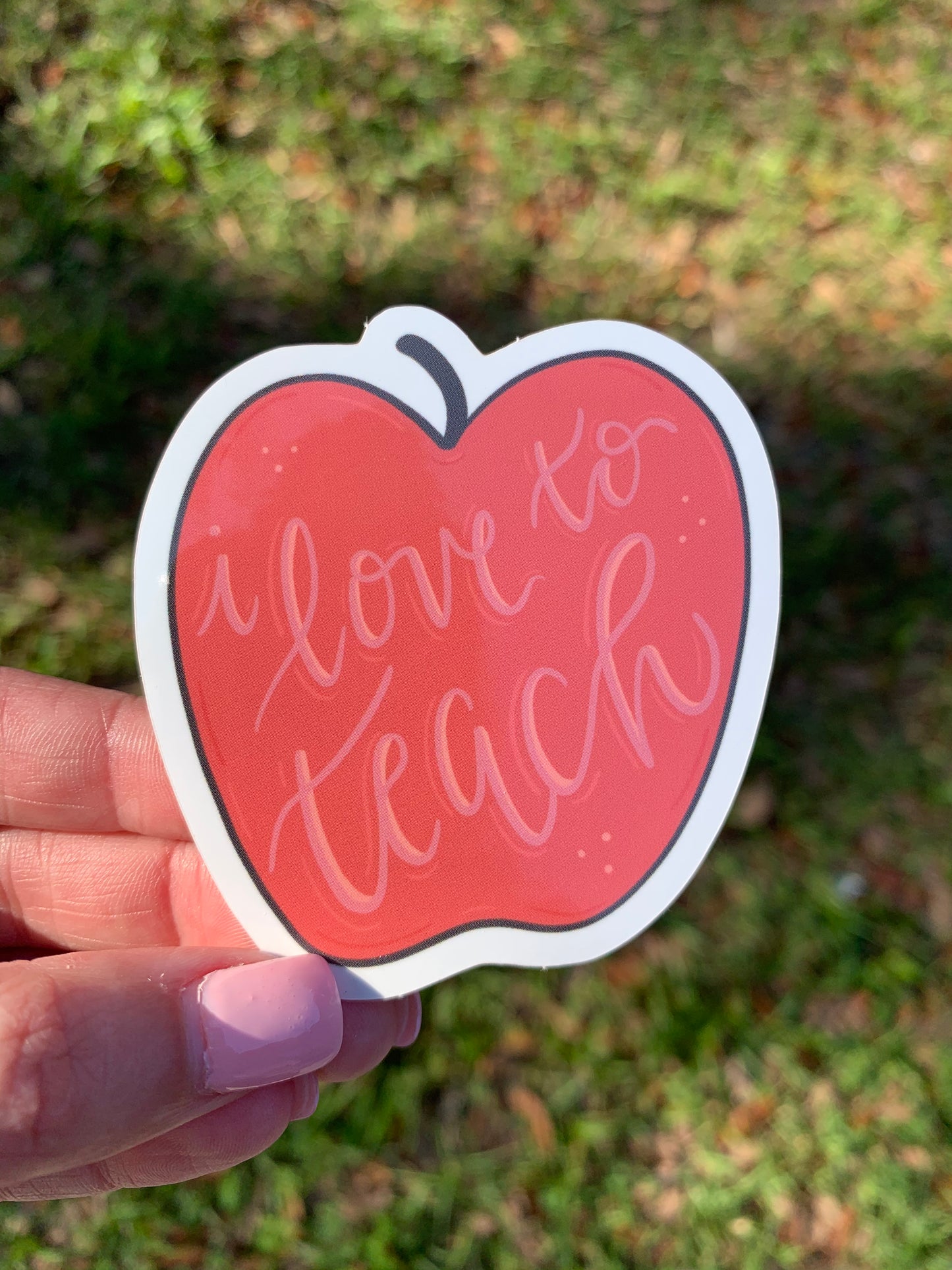 Love to Teach Sticker